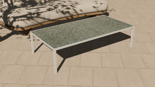CT60120, 312mm, white frame, green stone