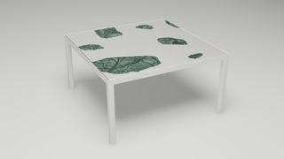CT6060, 312mm, white frame, green stone