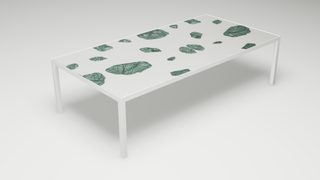 CT60120, 312mm, white frame, green stone alt